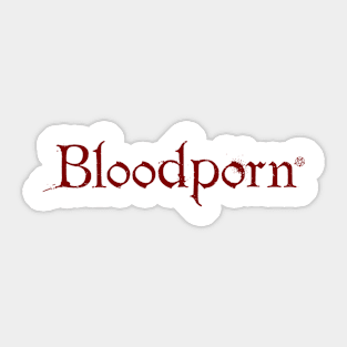 Bloodporn Sticker